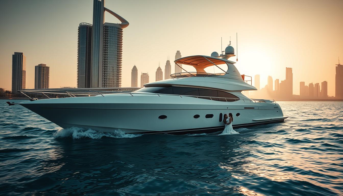 dubai honeymoon yacht charter