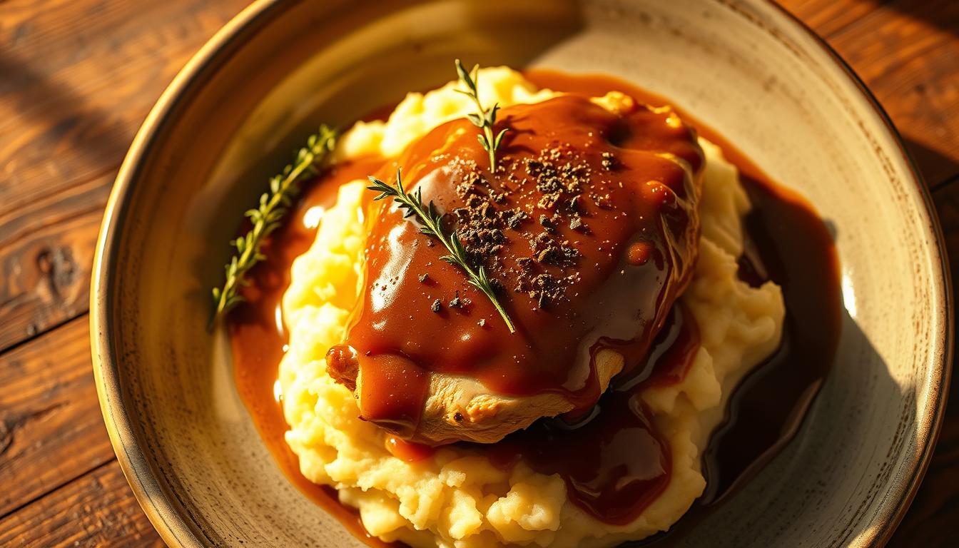 Smothered Chicken Plating Ideas