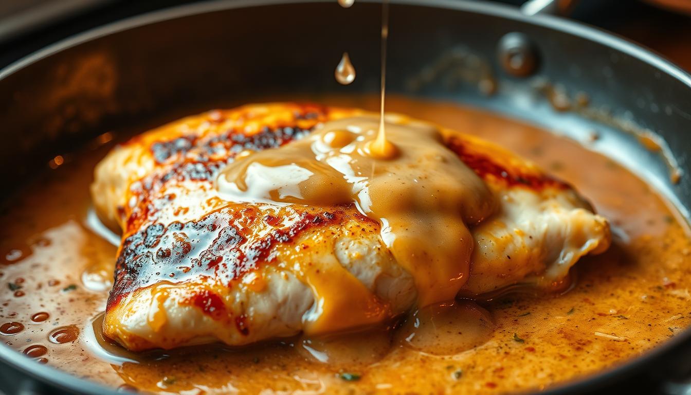 Smothered Chicken Breast Cooking Technique