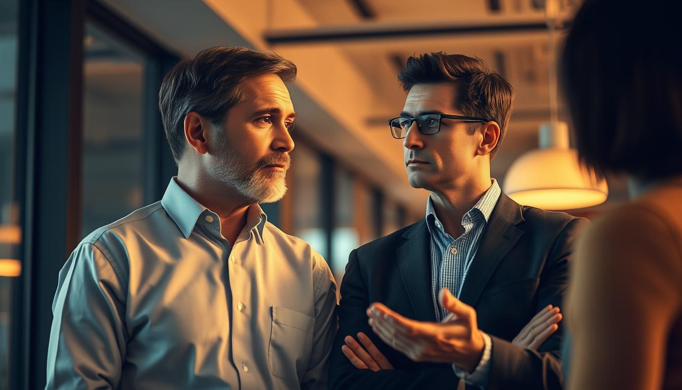 Gesprächsinhalte während des Gesprächs mit dem Chef