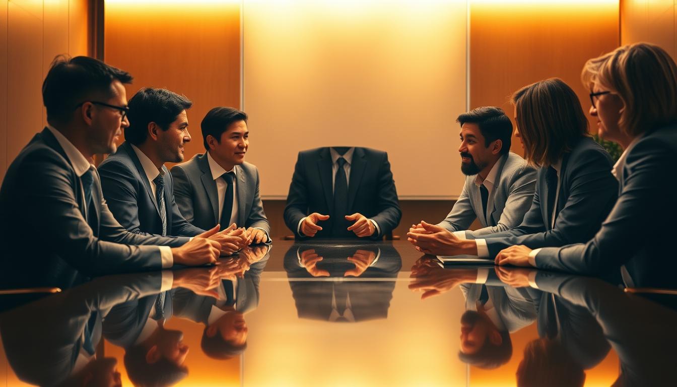 Führungskräfte der Generation X im Meeting