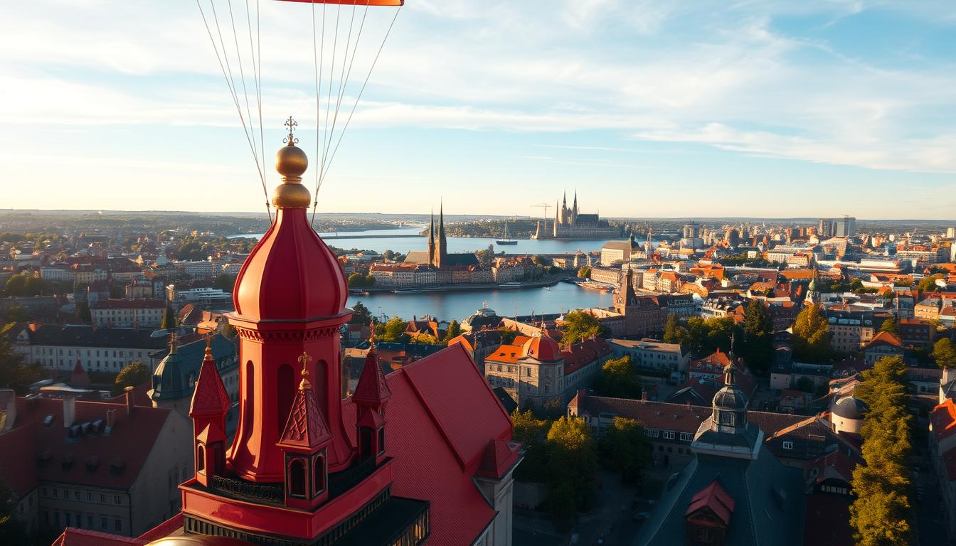 Was kann man in Stockholm im Sommer unternehmen? Heißluftballonfahrt Stockholm
