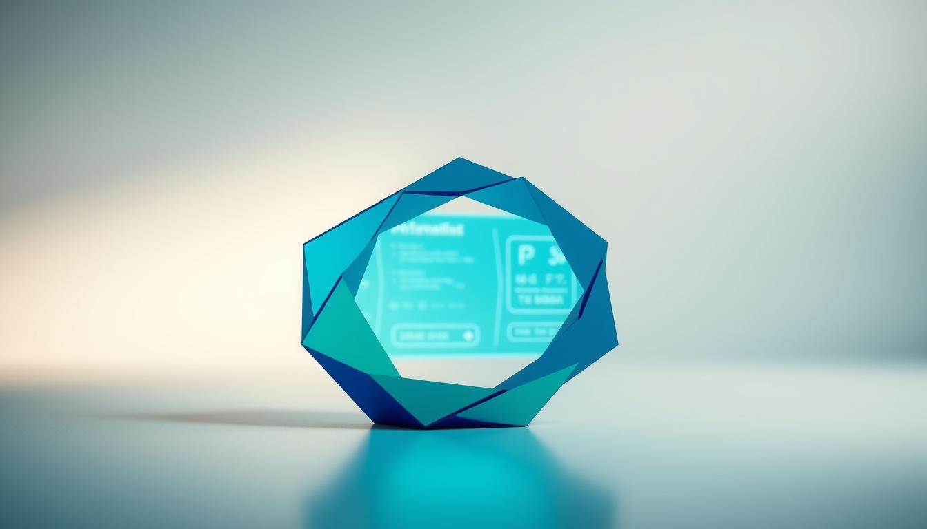 A vibrant, minimalist composition depicting "Handlungsaufforderung und Nutzererfahrung optimieren". In the foreground, an abstract 3D geometric shape in shades of blue and green, representing the key elements of user experience optimization. The middle ground features a sleek, futuristic interface with clean lines and intuitive controls, hinting at the seamless interaction between user and system. The background is a soft, muted gradient, creating a sense of depth and focus on the core message. Captured with a Sony A7R IV, 70mm lens, using a polarized filter for crisp, vibrant colors and a refined, professional aesthetic.