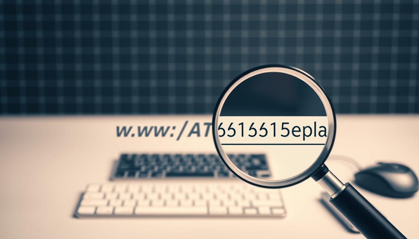 A well-optimized dynamic URL against a sleek, minimalist backdrop. In the foreground, a magnifying glass hovers over a URL bar, highlighting the key elements to optimize for search engine visibility. The middle ground showcases a keyboard and mouse, symbolic of the technical work involved. In the background, a subtle grid pattern evokes the structured world of web development. Captured with a Sony A7R IV 70mm lens, the image is sharply defined and polarized, conveying a sense of precision and clarity. The overall mood is one of focused, methodical optimization.