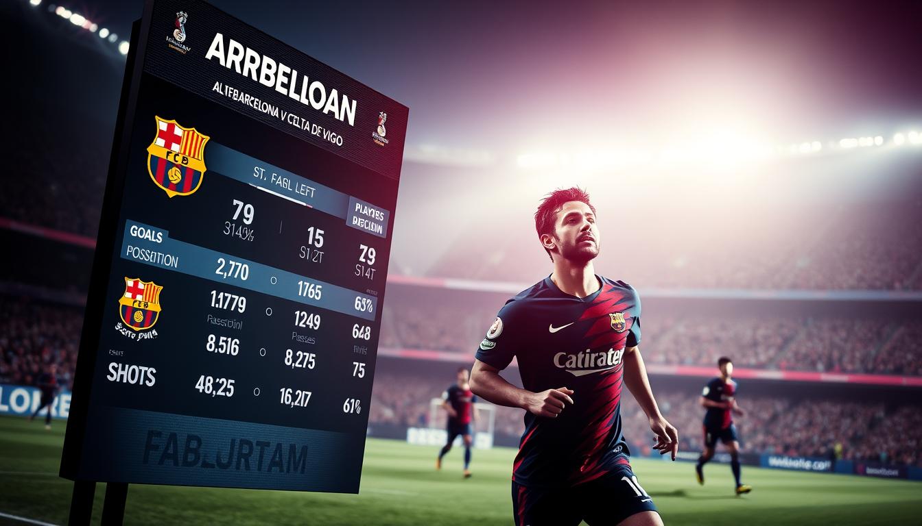 Barcelona vs Celta de Vigo players statistics
