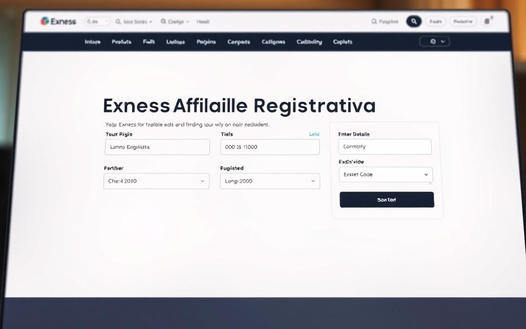 Exness Affiliate Registration