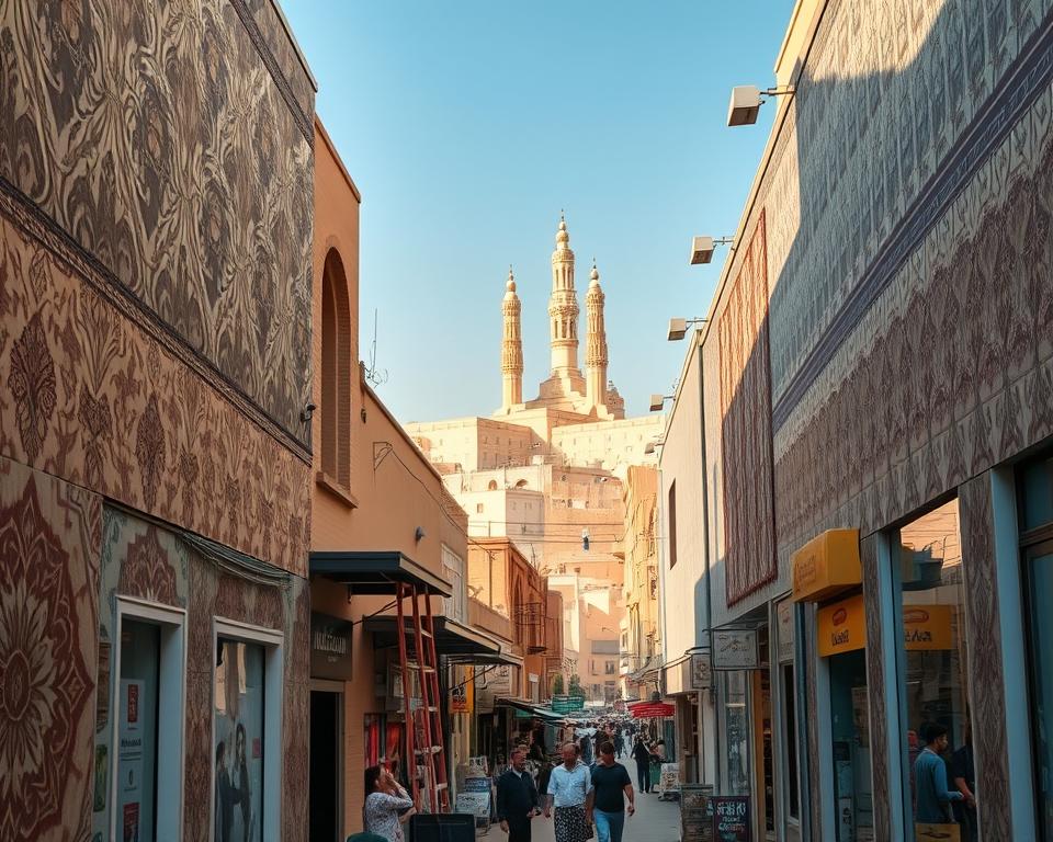 ورق جدران في المدينة