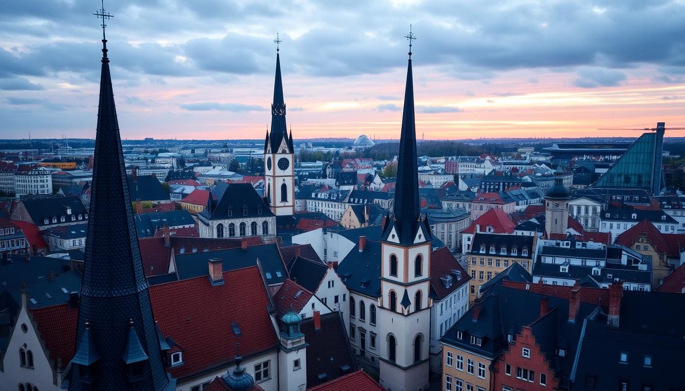 Tallinn's Old Town and modern business district, highlighting Estonia as one of the top 10 countries to start a business