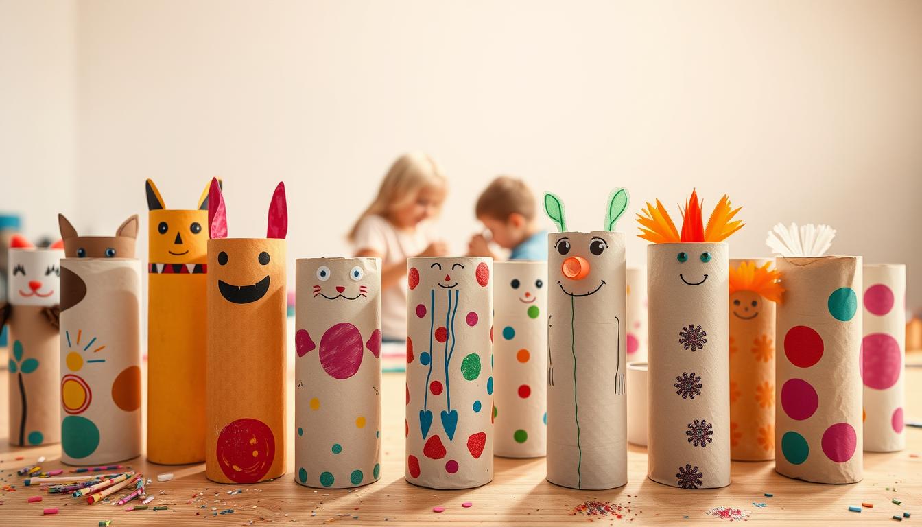 crafts with toilet paper rolls