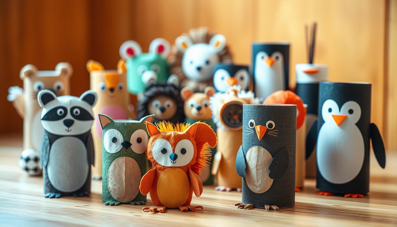 toilet paper roll animal crafts