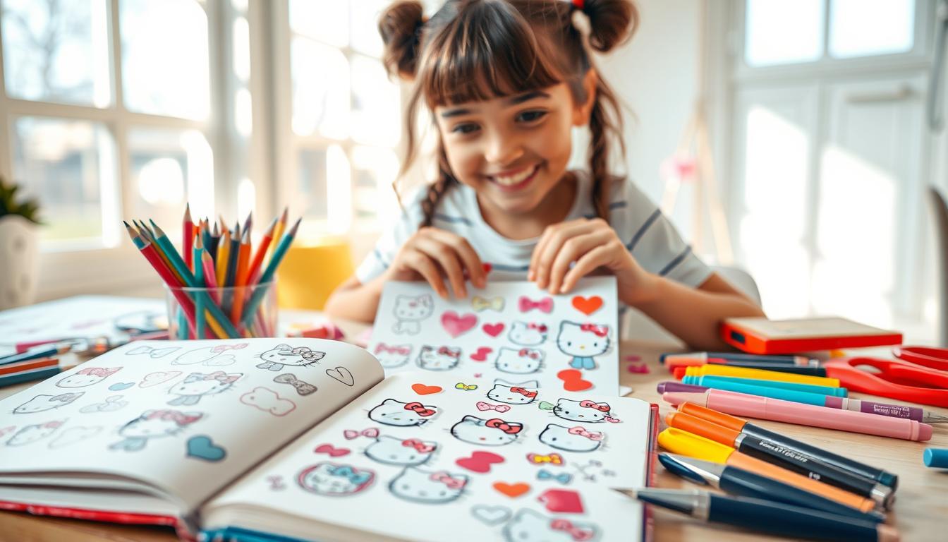 Cute Hello Kitty Stickers to Brighten Your Day 10 DIY Hello Kitty sticker projects