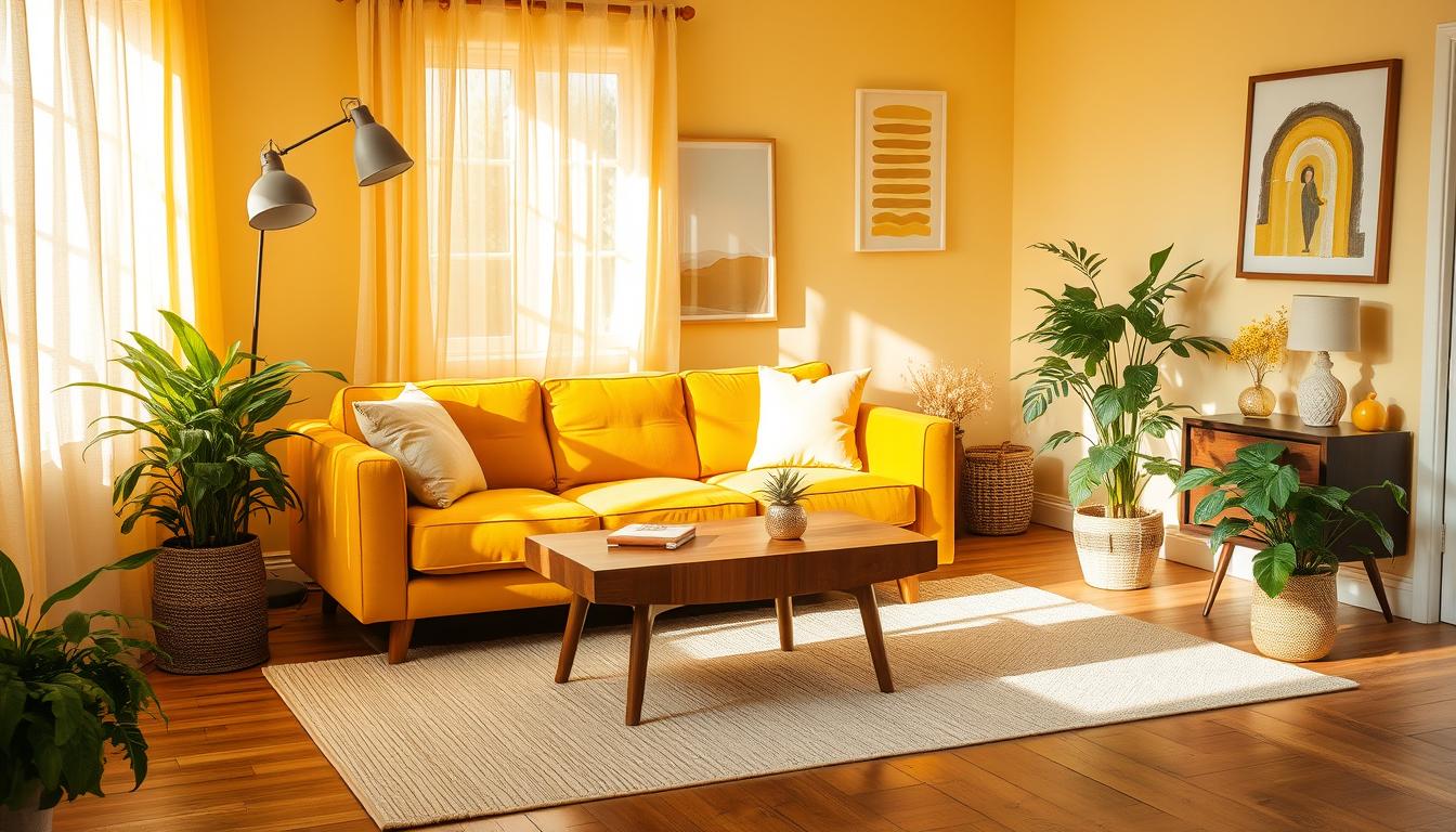 geel interieur