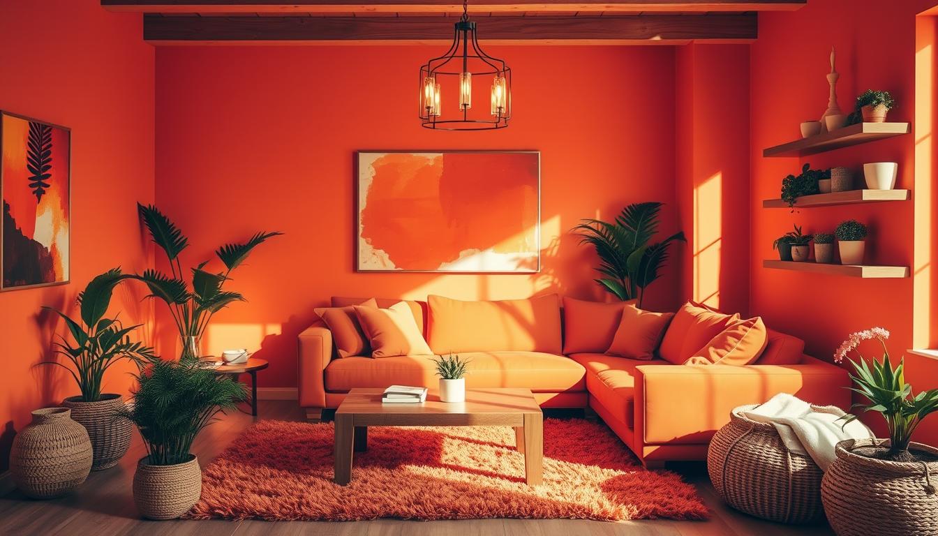 oranje interieur