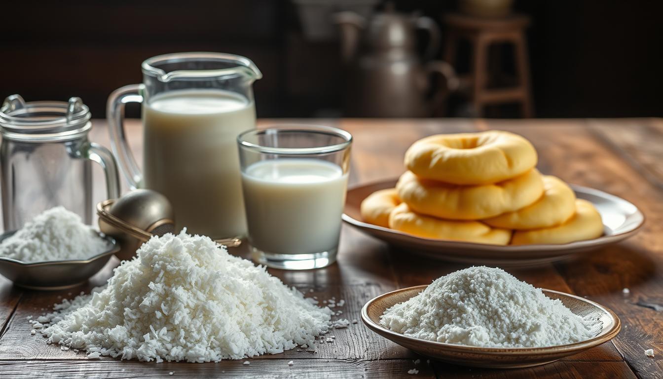 ingredientes para bolinho de chuva