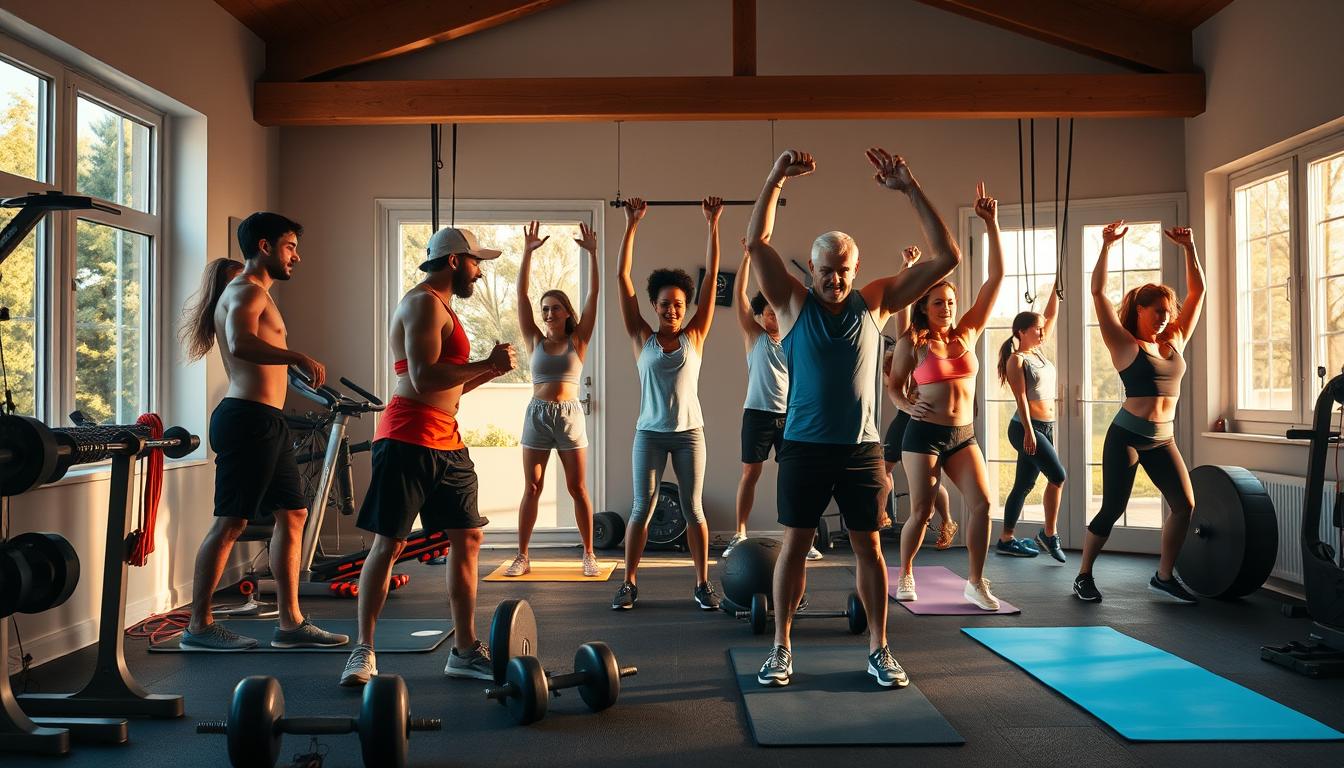 exercícios físicos