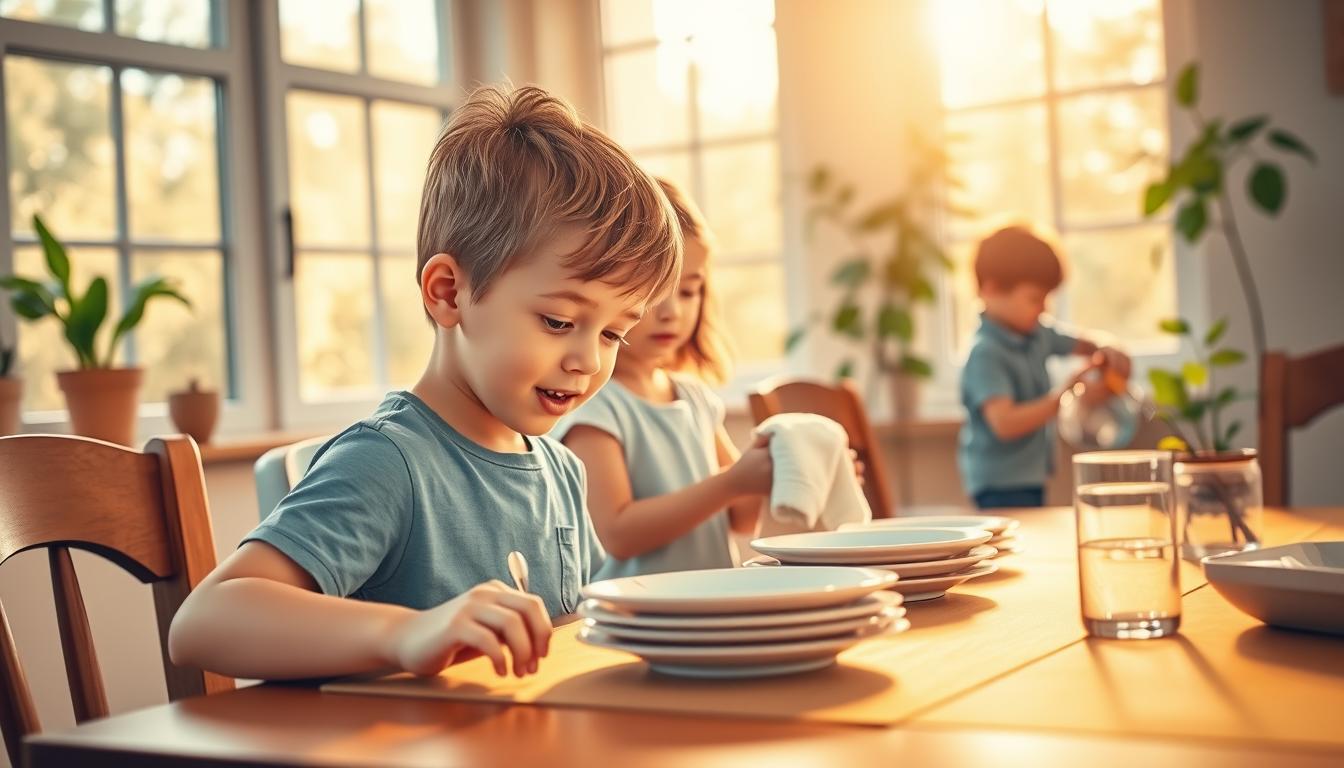 atividades práticas para independência infantil