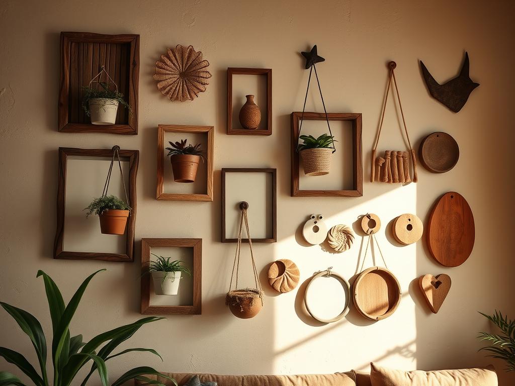 decoração de parede criativa