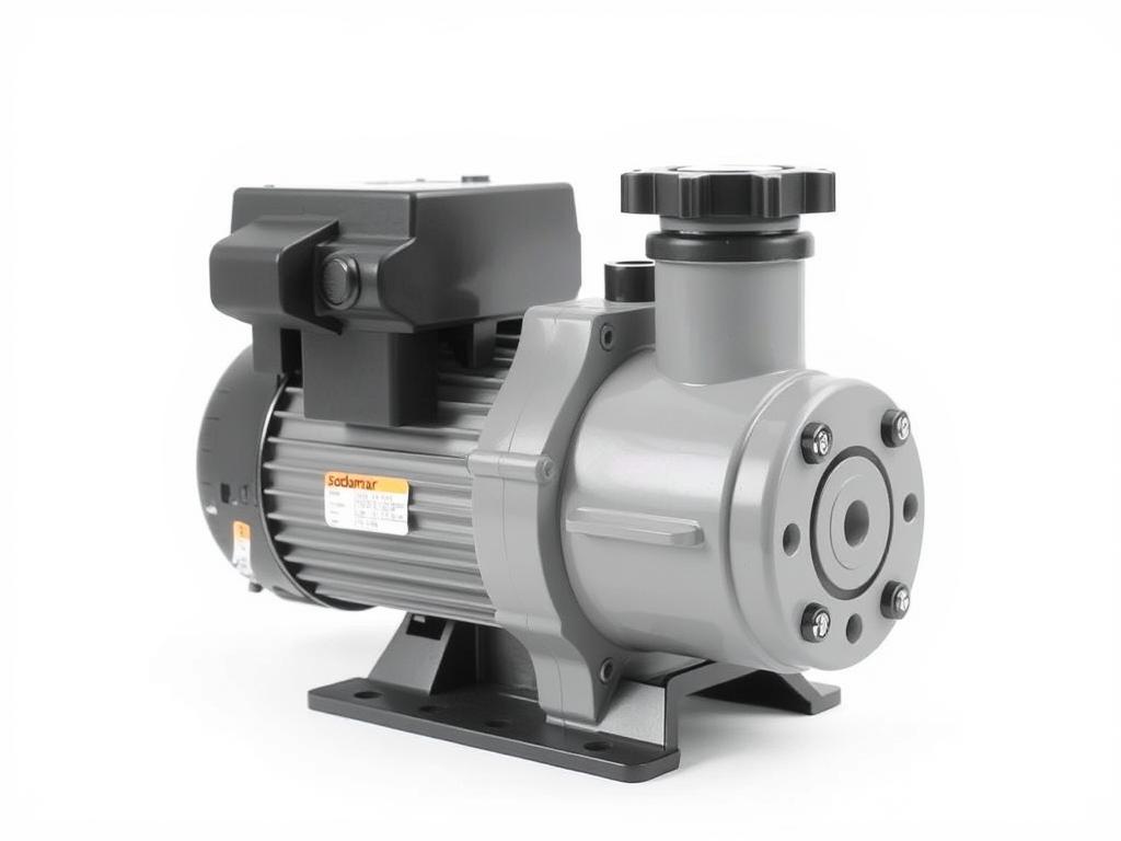 Bomba Sodramar BMC-100 1 CV para piscinas grandes, mostrando o corpo robusto e conexões