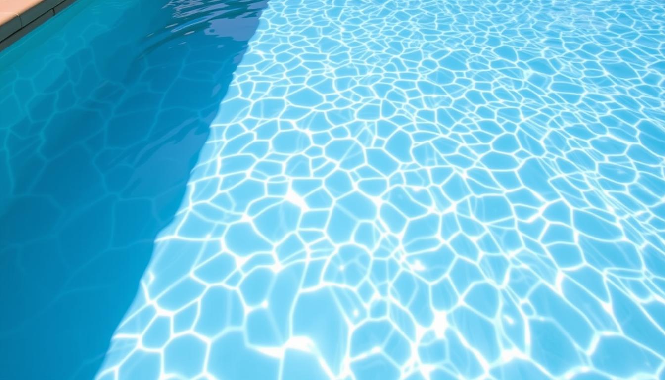 Piscina cristalina com bomba eficiente em funcionamento, mostrando o resultado de uma boa escolha