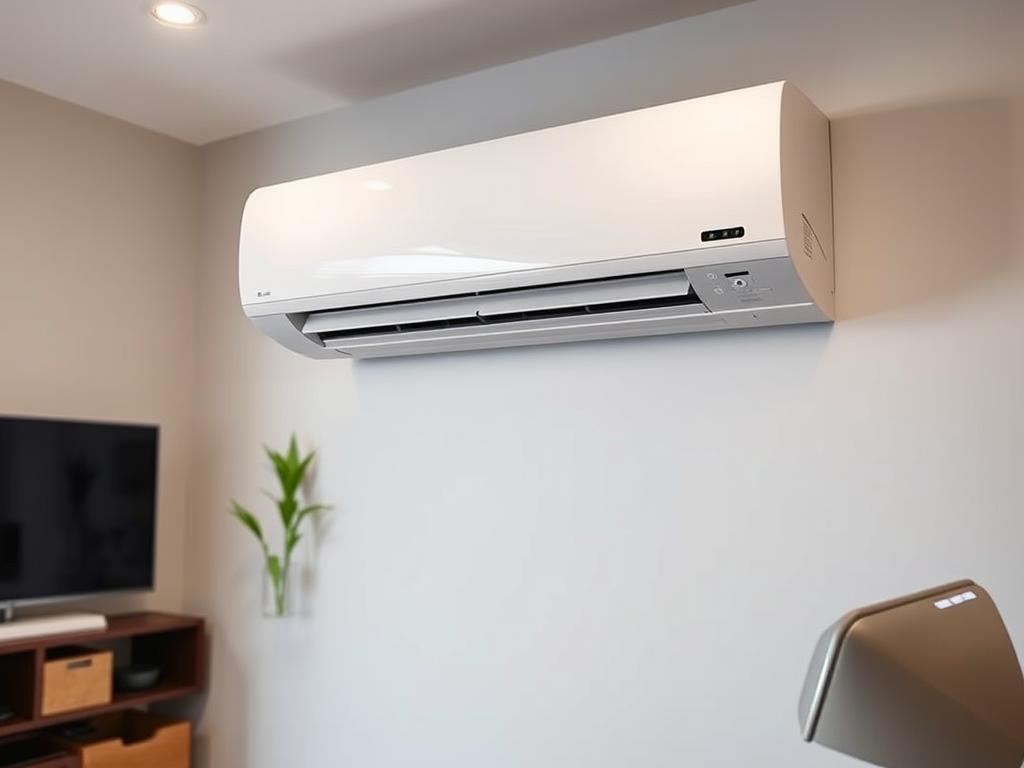 Split system air conditioning unit installed in a Sydney home