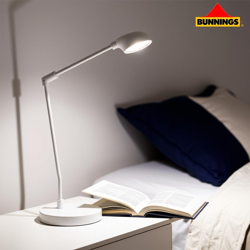 Bunnings bedside reading lamp with adjustable arm