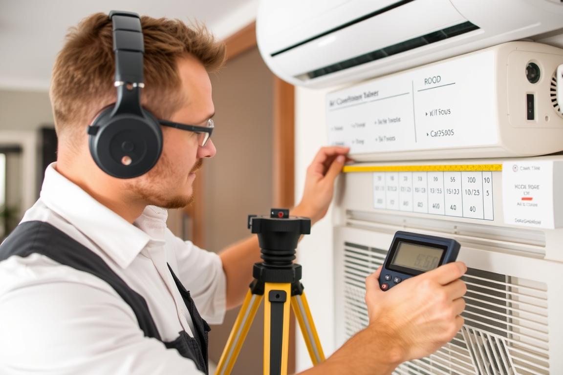 Technician calculating the right air conditioning size for a Sydney home
