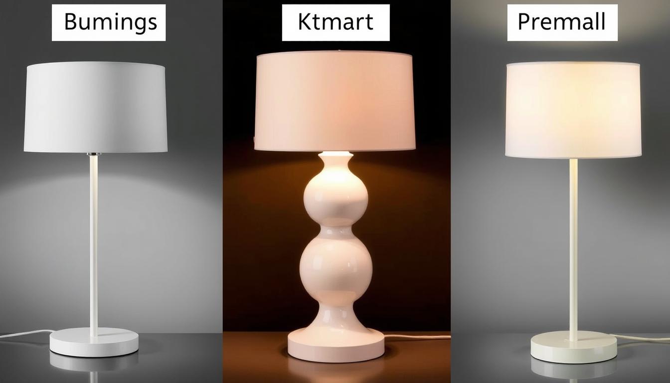 Comparison of best modern table lamps from different retailers