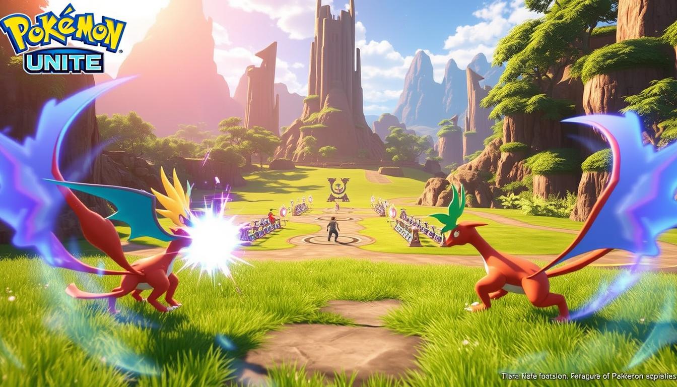 pokémon unite gameplay features