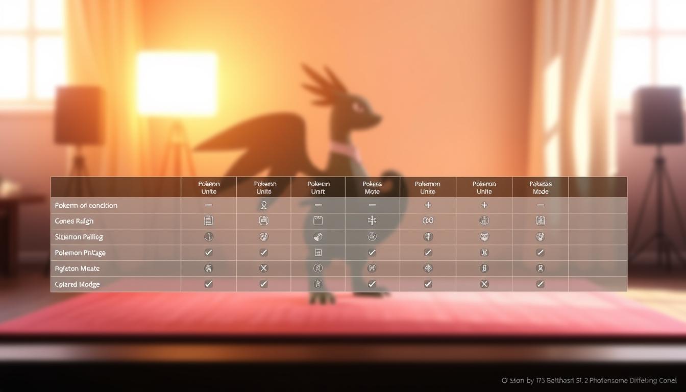 game modes comparison chart
