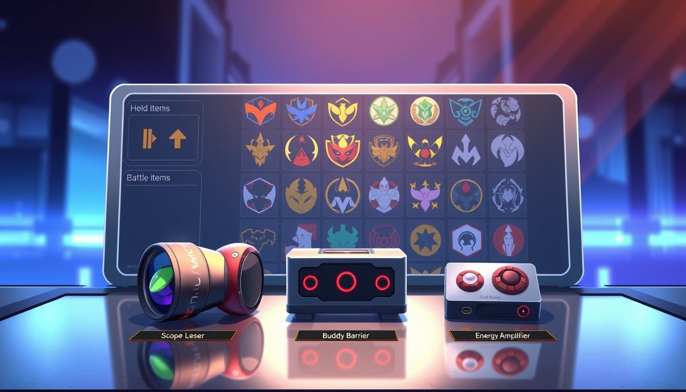 held items and emblems strategy