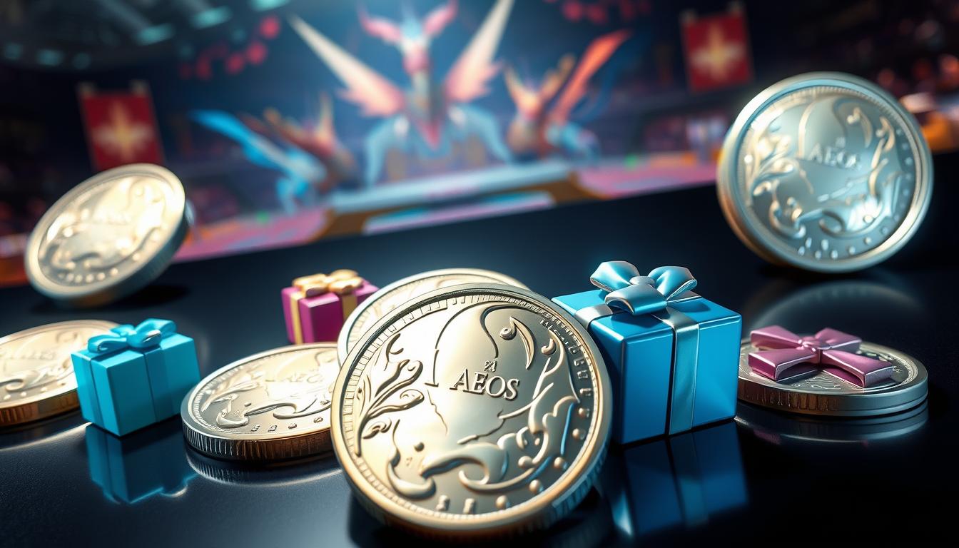 Aeos coins and gift rewards