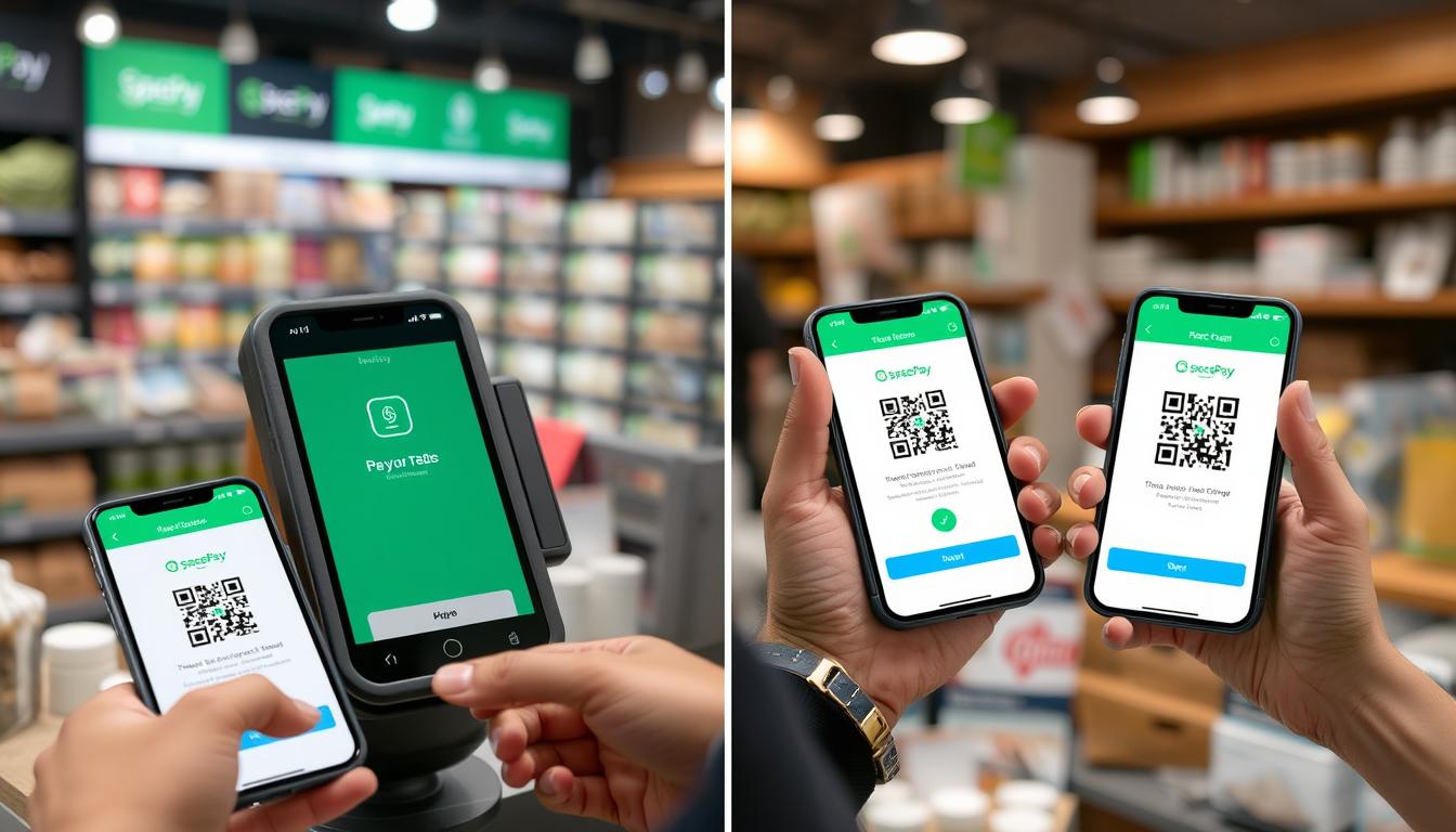 Best Crypto Presales to Invest in 2025: Top Early-Stage Opportunities 20 SpacePay merchant terminal and mobile app showing crypto payment processing