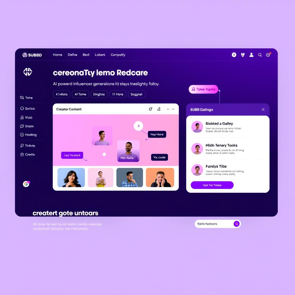 Best Crypto Presales to Invest in 2025: Top Early-Stage Opportunities 15 SUBBD platform interface showing creator content and AI features