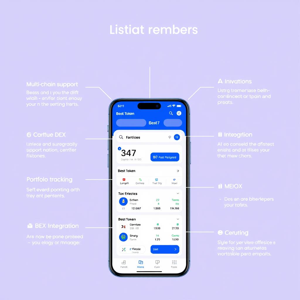 Best Crypto Presales to Invest in 2025: Top Early-Stage Opportunities 13 Best Wallet Token app interface showing multi-chain support and features