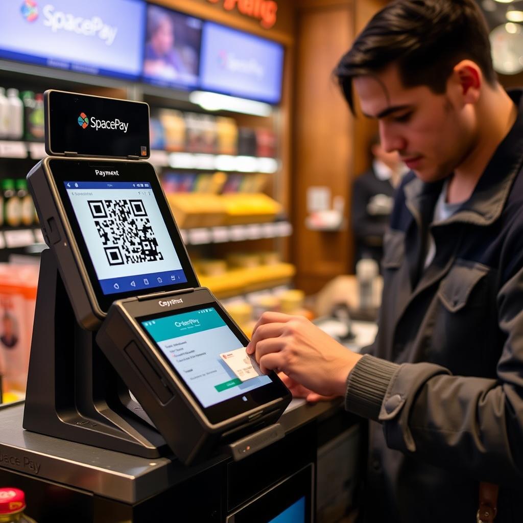Best Crypto Presales to Invest in 2025: Top Early-Stage Opportunities 19 SpacePay payment terminal showing crypto transaction processing