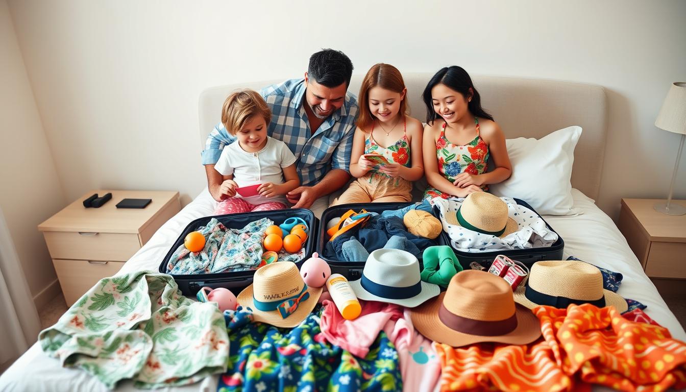 Family packing for a Hawaii vacation, related to best Hawaii resorts for families