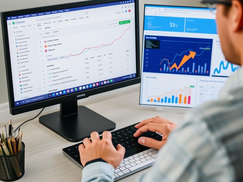 SEO-Optimierung einer Website mit Keyword-Analyse