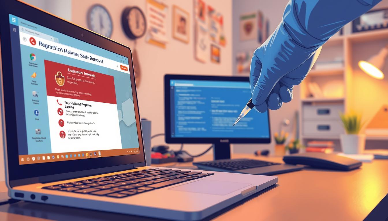 malware removal process steps
