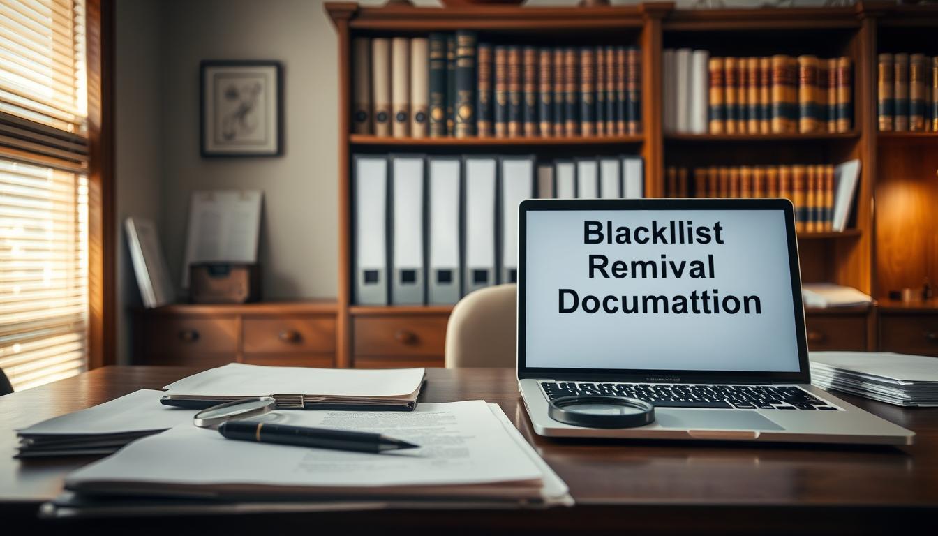 blacklist removal documentation process