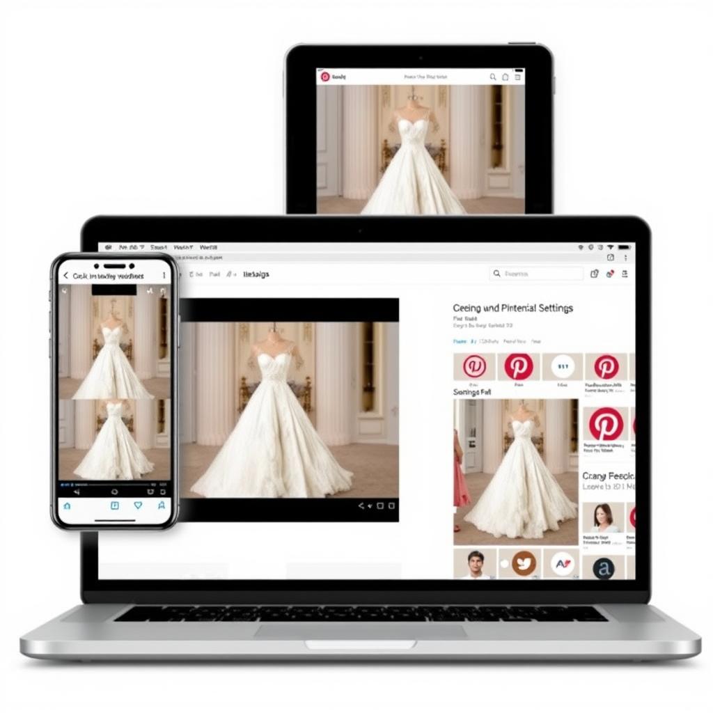 Downloading and sharing AI-generated wedding dress videos across platforms