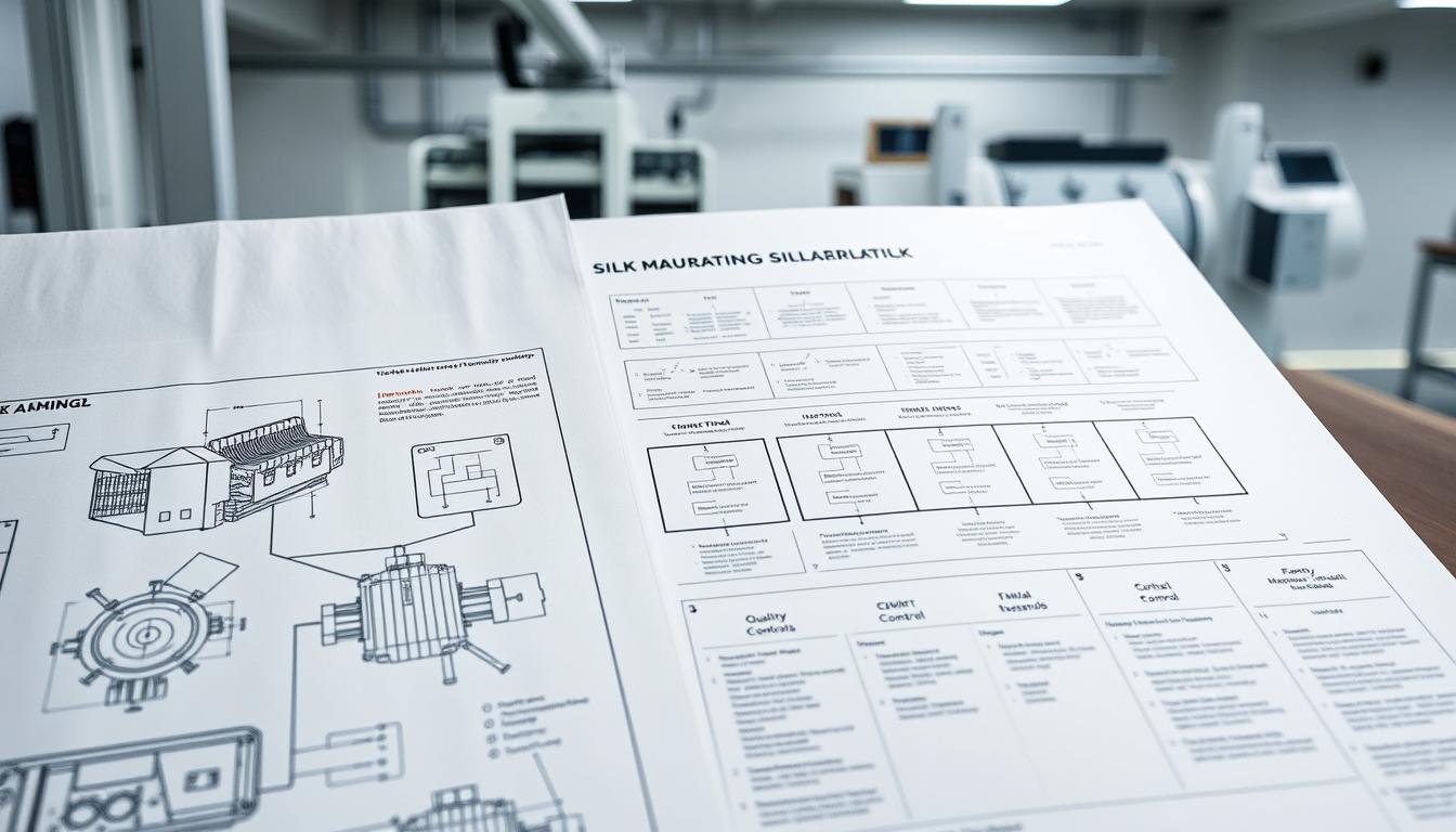 Documentation technique pour la conformité de la fabrication de la soie