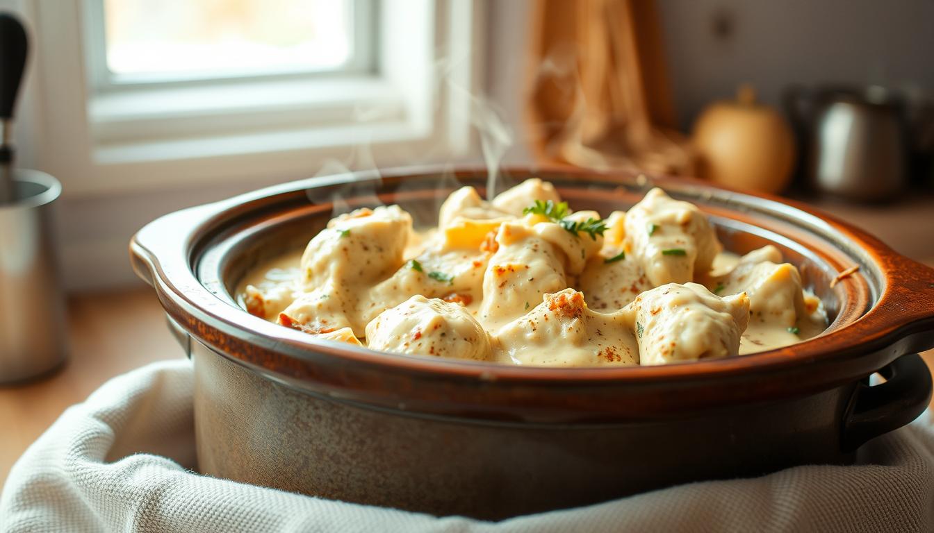 cream cheese chicken crock pot