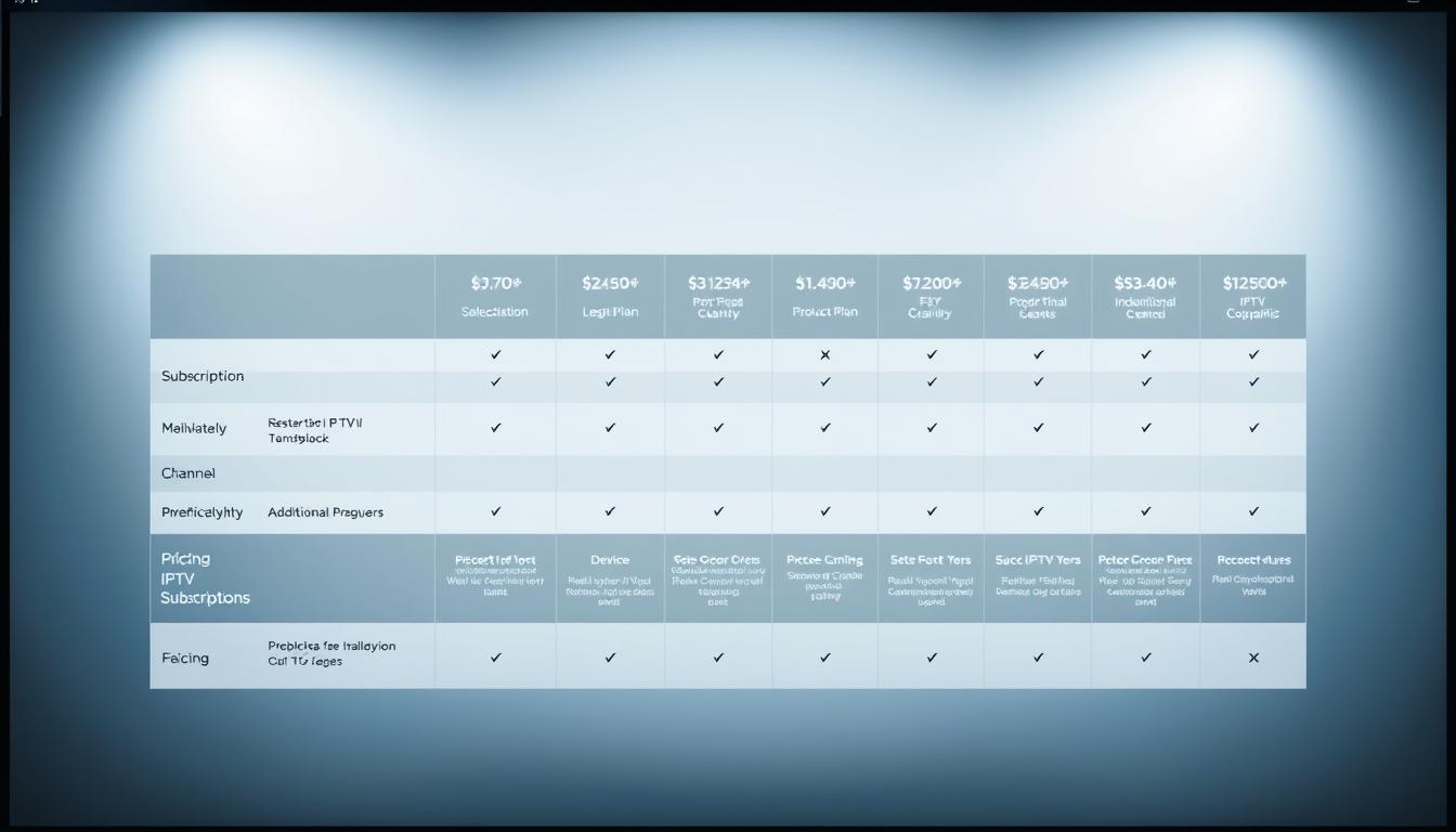 IPTV subscription comparison