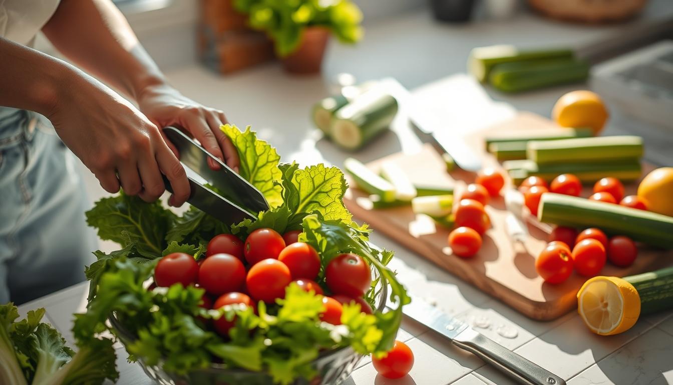 Summer Salad Preparation Techniques
