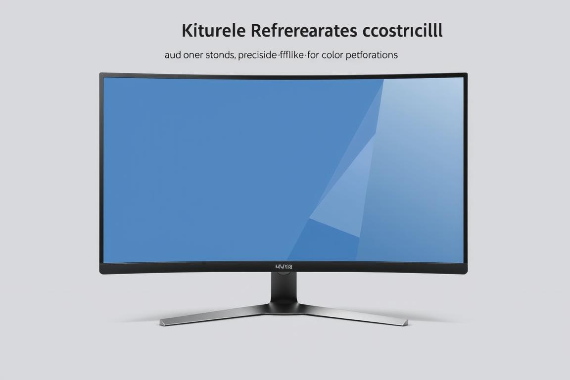 A high-quality gaming display with optimal refresh rate compatibility. Showcase a sleek, modern monitor with a clean, minimalist design against a muted, neutral background. Emphasize the seamless integration of hardware and display ports, illustrating the effortless connection and setup process. Capture the display's precise, flicker-free performance with subtle, balanced lighting that highlights the screen's vibrant, lifelike color reproduction. Convey a sense of anticipation and excitement, as if the viewer is about to embark on an immersive gaming experience.