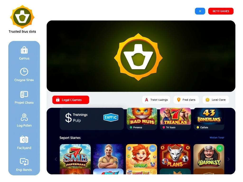 Logo dan tampilan platform slot gacor terpercaya pertama