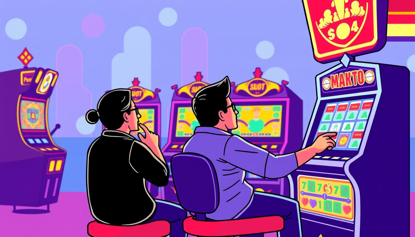Ilustrasi pemain slot yang bermain dengan bijak dan bertanggung jawab
