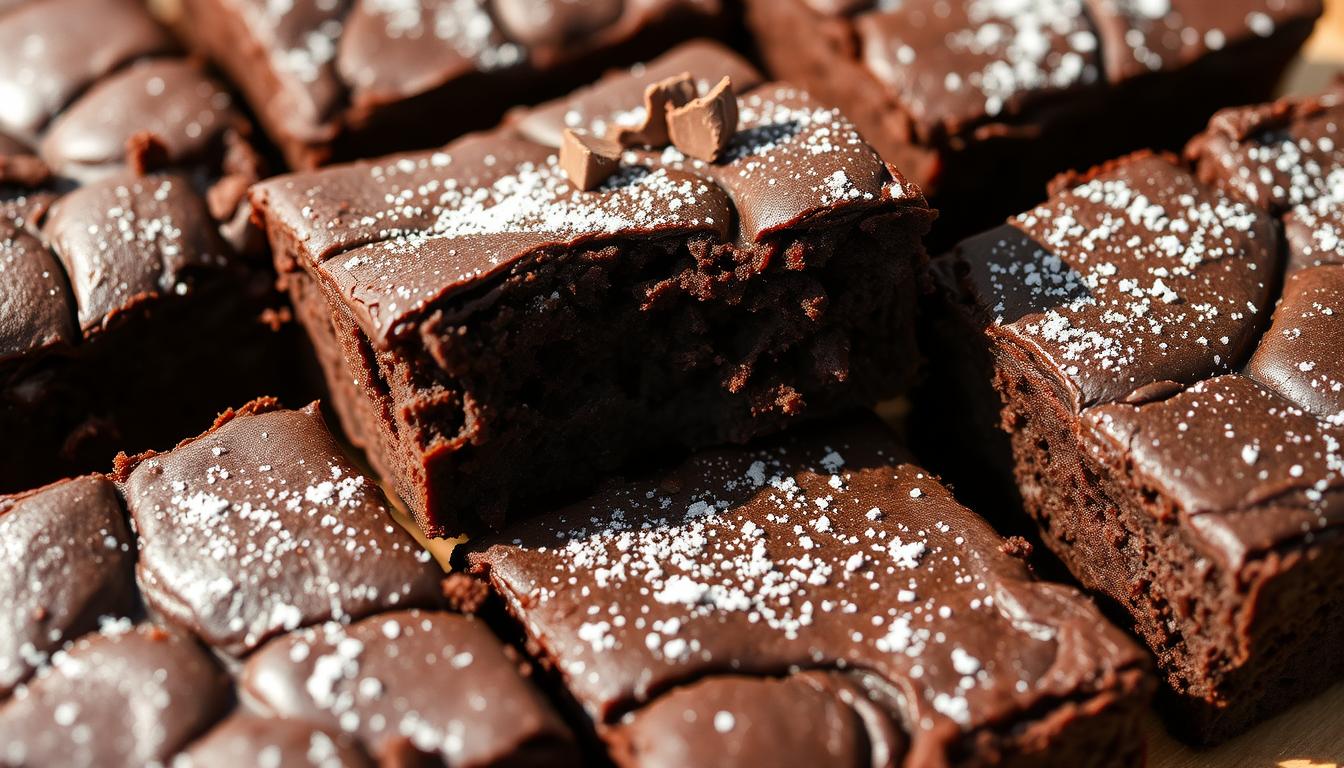 gooey vegan brownies