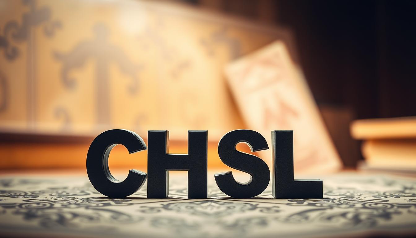 A meticulously crafted image showcasing the "CHSL शैक्षिक योग्यता मानदंड" against a softly blurred backdrop. The foreground features a crisp, high-resolution rendering of the text, conveying a sense of formal authority and educational significance. The middle ground showcases intricate patterns and ornamental elements, lending a sense of depth and visual interest. The background depicts a warm, earthy tone, creating a harmonious and professional atmosphere. Subtle lighting from the top left casts a gentle, focused illumination, highlighting the key information while maintaining a balanced and aesthetically pleasing composition. The overall impression is one of clarity, attention to detail, and educational relevance.