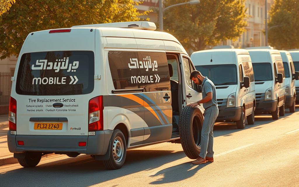 تبديل تواير متنقل